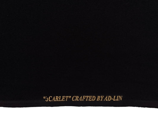 AD-LIN Imported Lachka Premium Suiting Fabric (Jet Black, Plain)