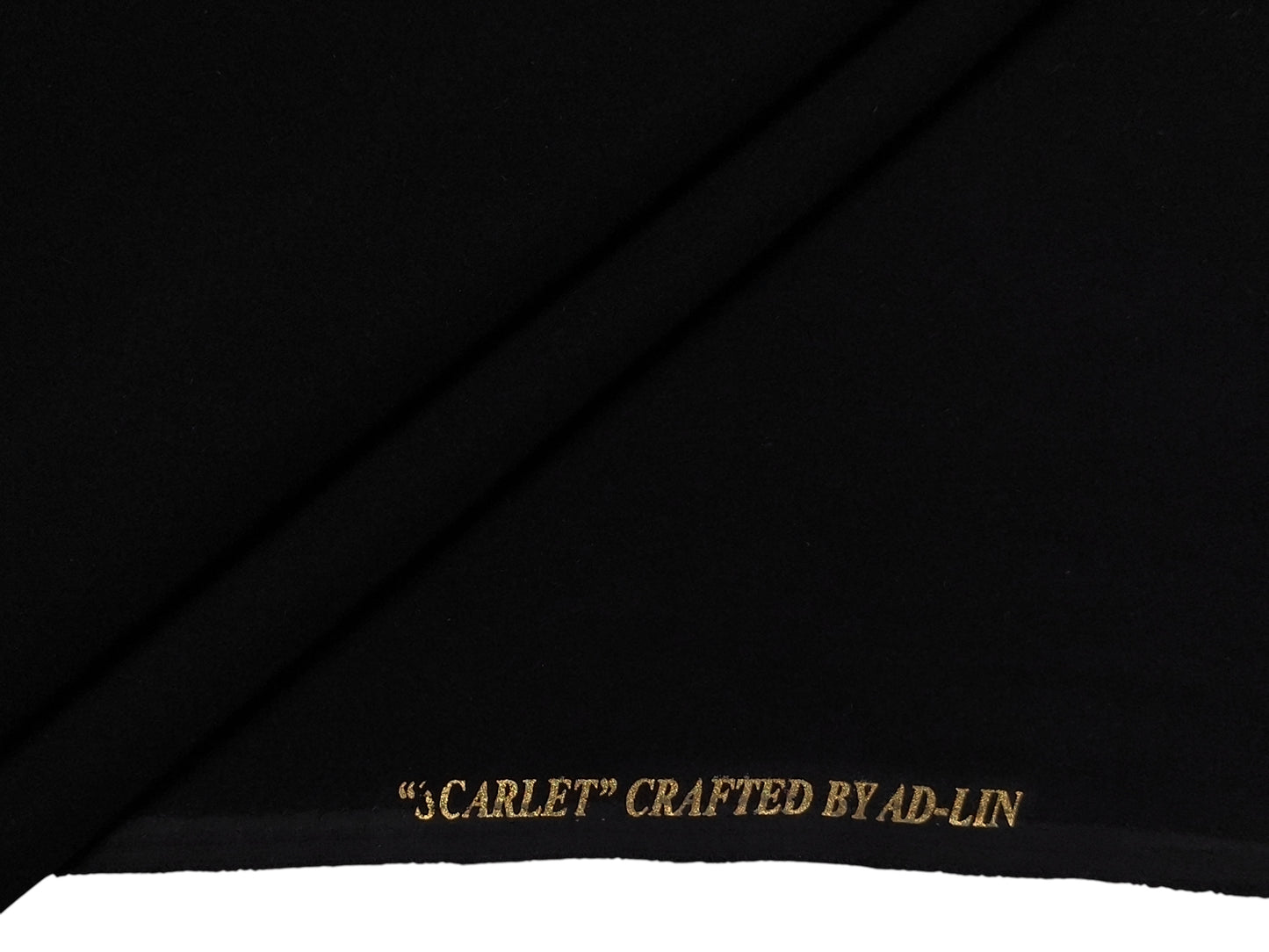 AD-LIN Imported Lachka Premium Suiting Fabric (Jet Black, Plain)