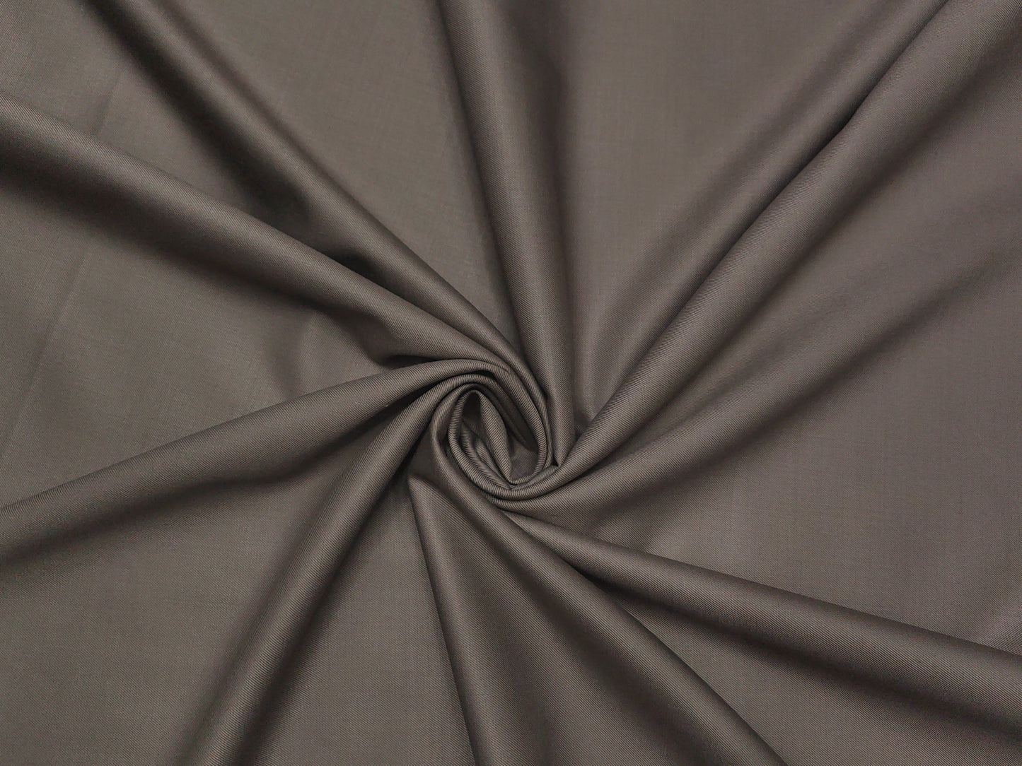 Canetti Italy Super 100s Merino Wool Blend Suiting Fabric (Olive Brown Plain)