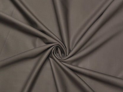 Canetti Italy Super 100s Merino Wool Blend Suiting Fabric (Olive Brown Plain)