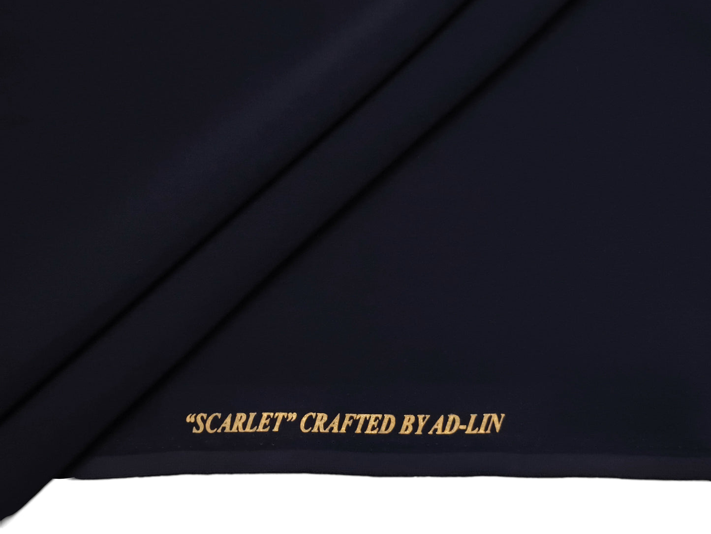 AD-LIN Imported Lachka Premium Suiting Fabric (Navy Blue, Plain)