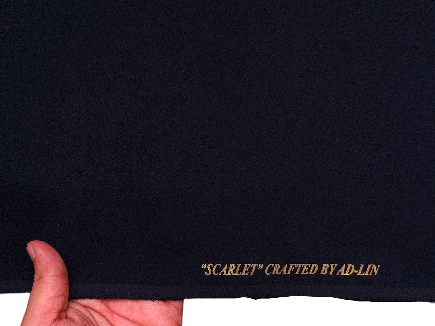 AD-LIN Imported Lachka Premium Suiting Fabric (Navy Blue, Plain)