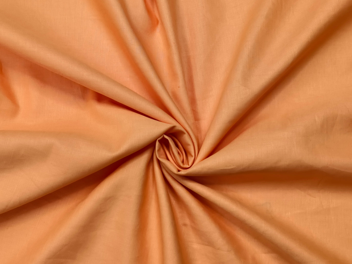 Raymond Cotton Linen Blended Shirting Fabric (Orange , Plain)