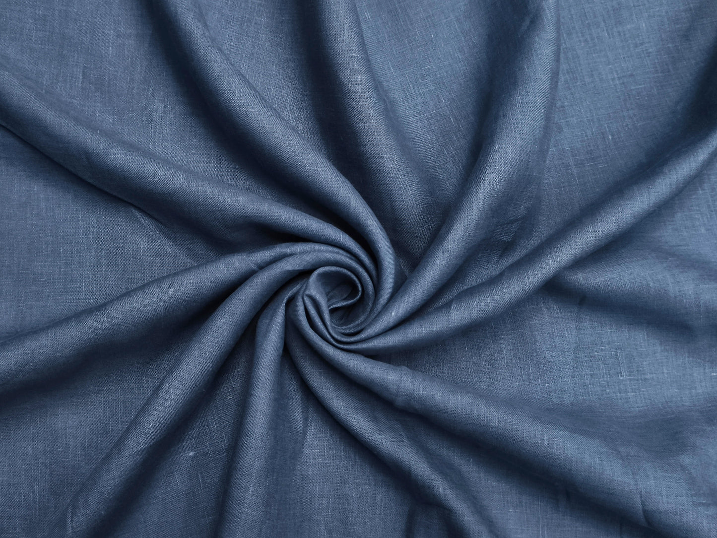 100% Pure European Linen 60 LEA Shirting Fabric (Light Prussian Blue, Plain)