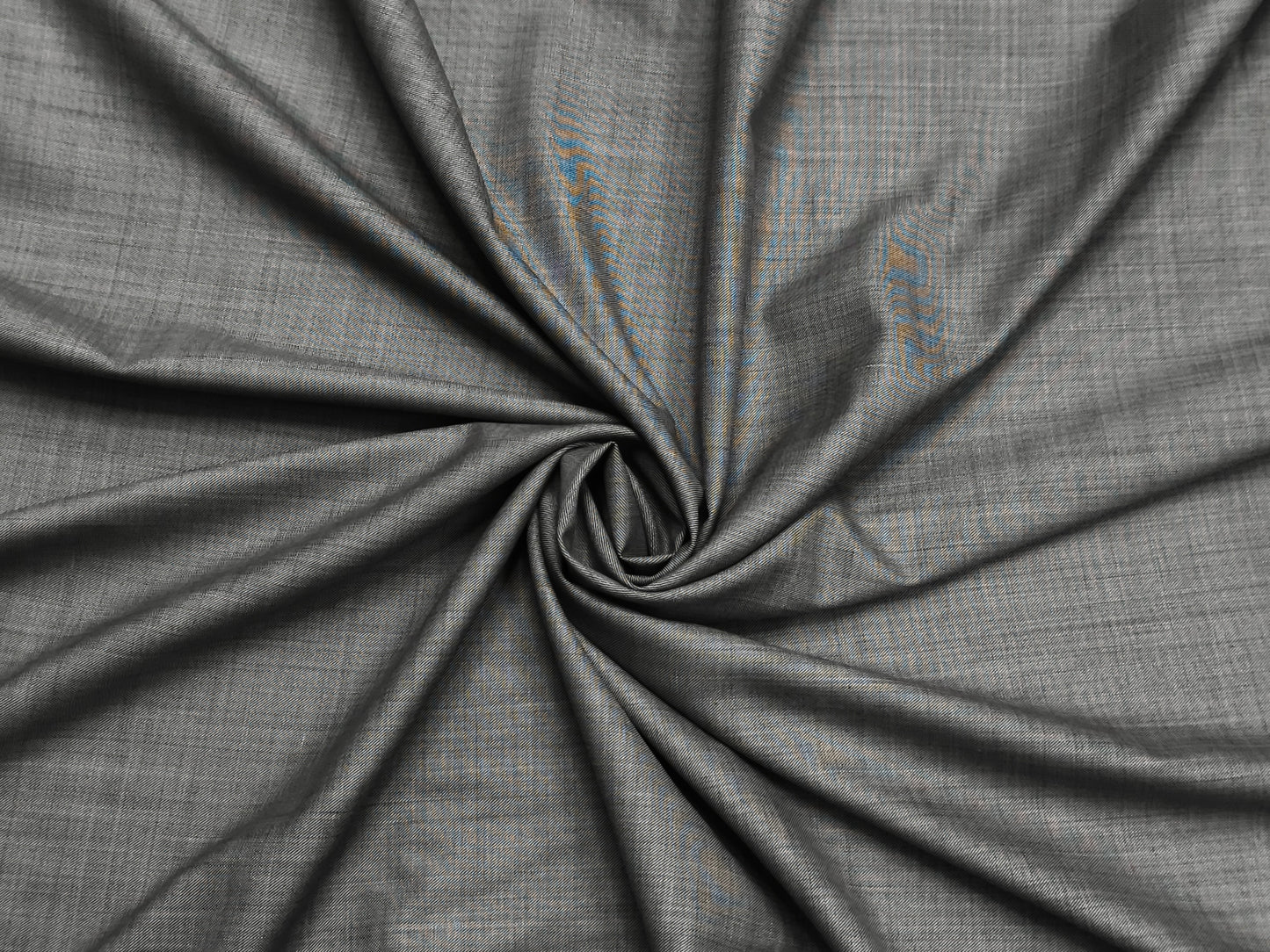 Raymond Super Luxe 60% Wool Super 160s Suiting Fabric (Grey, Self Design)