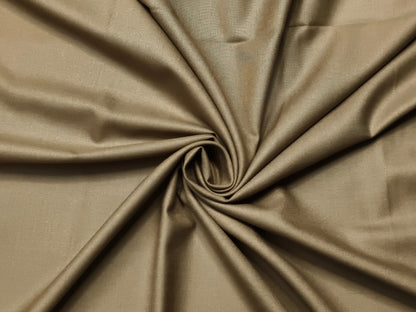 Raymond Sapphire Merino Wool Blended Suiting Fabric (Khaki Brown, Plain)