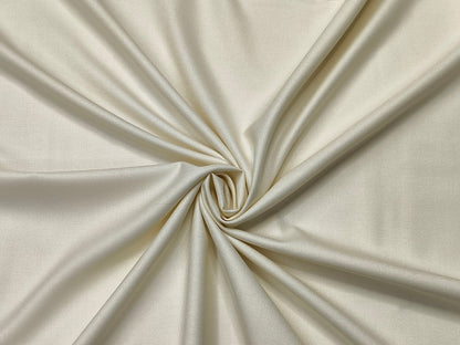 Raymond Sapphire Merino Wool Blended Suiting Fabric (Off White, Plain)