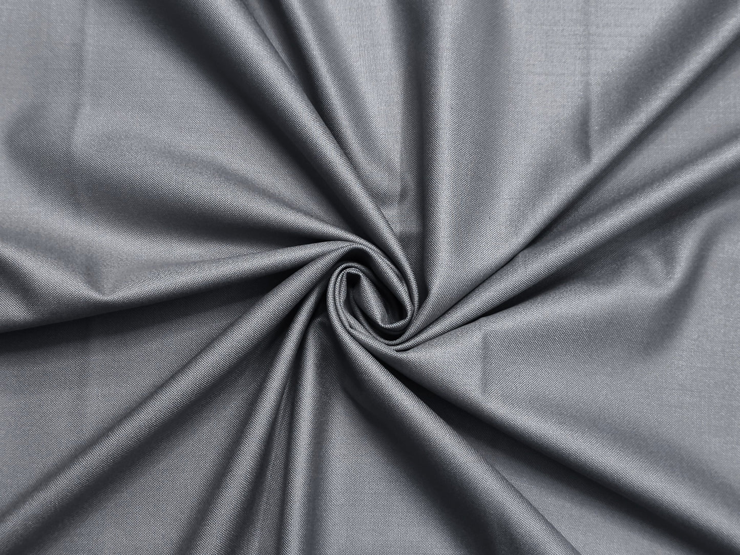 Raymond Sapphire Merino Wool Blended Suiting Fabric (Light Grey, Plain)
