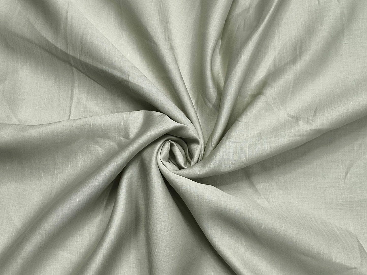 Premium Linen Silk Shirting Fabric (Pista, Plain)