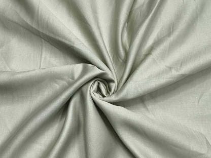 Premium Linen Silk Shirting Fabric (Pista, Plain)