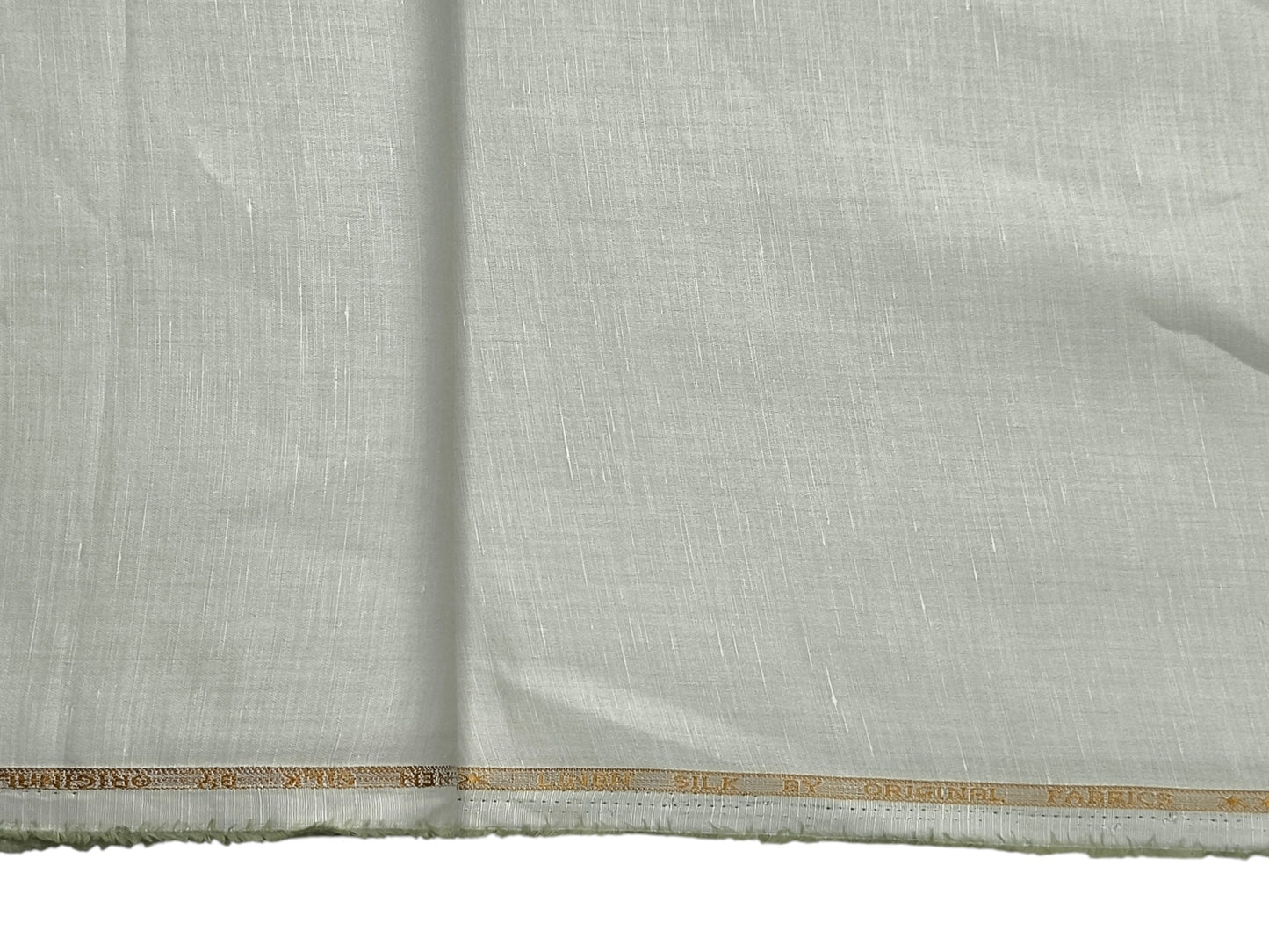 Premium Linen Silk Shirting Fabric (Pista, Plain)