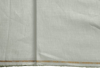 Premium Linen Silk Shirting Fabric (Pista, Plain)