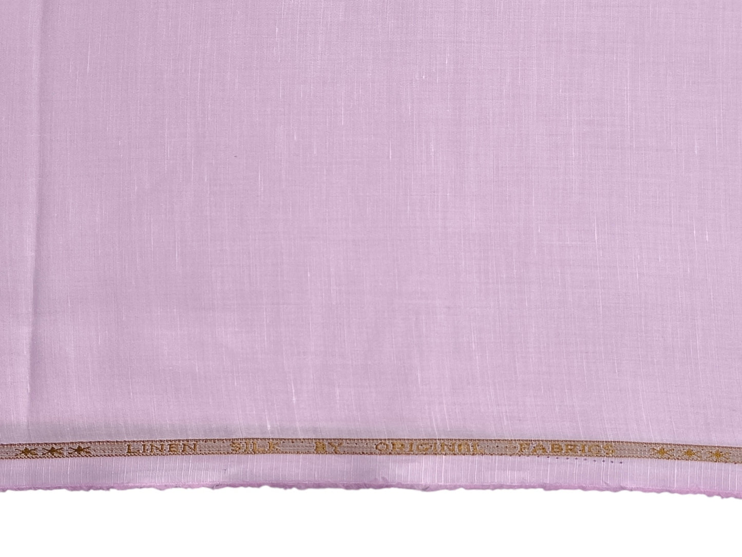 Premium Linen Silk Shirting Fabric (Pink, Plain)