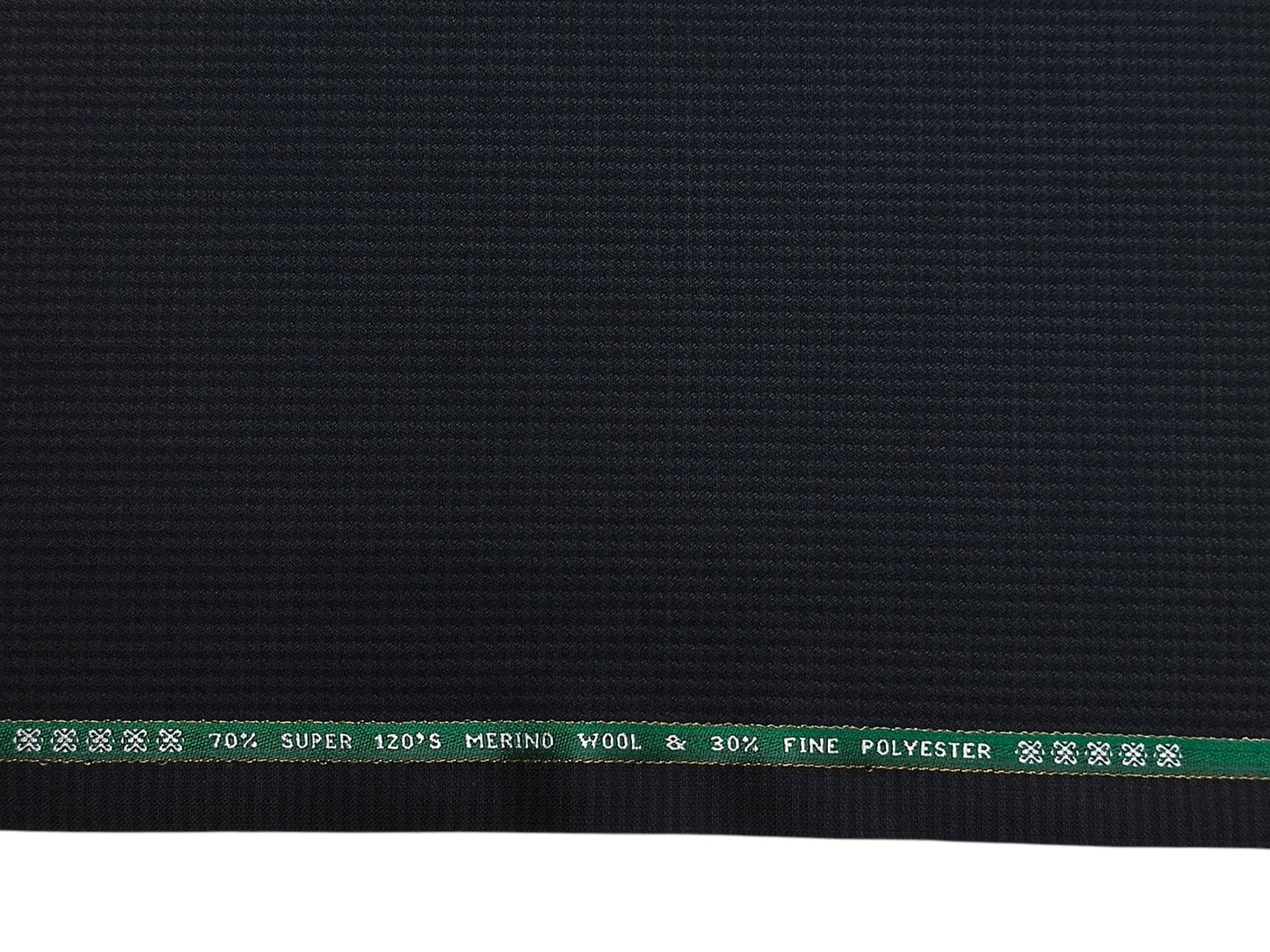 Raymond Luxolite 70% Wool Super 120s Suiting Fabric (Blackish Green, Self Pattern)
