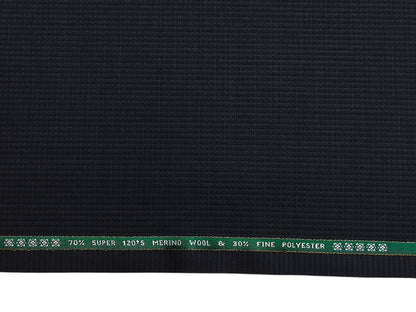 Raymond Luxolite 70% Wool Super 120s Suiting Fabric (Blackish Green, Self Pattern)