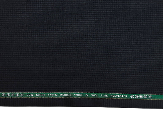 Raymond Luxolite 70% Wool Super 120s Suiting Fabric (Blackish Green, Self Pattern)
