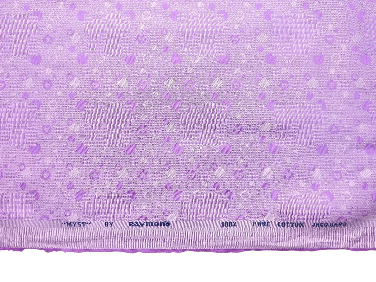 Raymond 100% Premium Cotton Shirting Fabric (Pink, Jacquard)