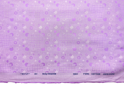 Raymond 100% Premium Cotton Shirting Fabric (Pink, Jacquard)