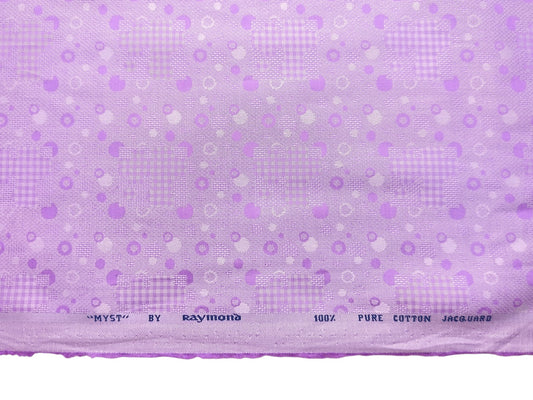 Raymond 100% Premium Cotton Shirting Fabric (Pink, Jacquard)