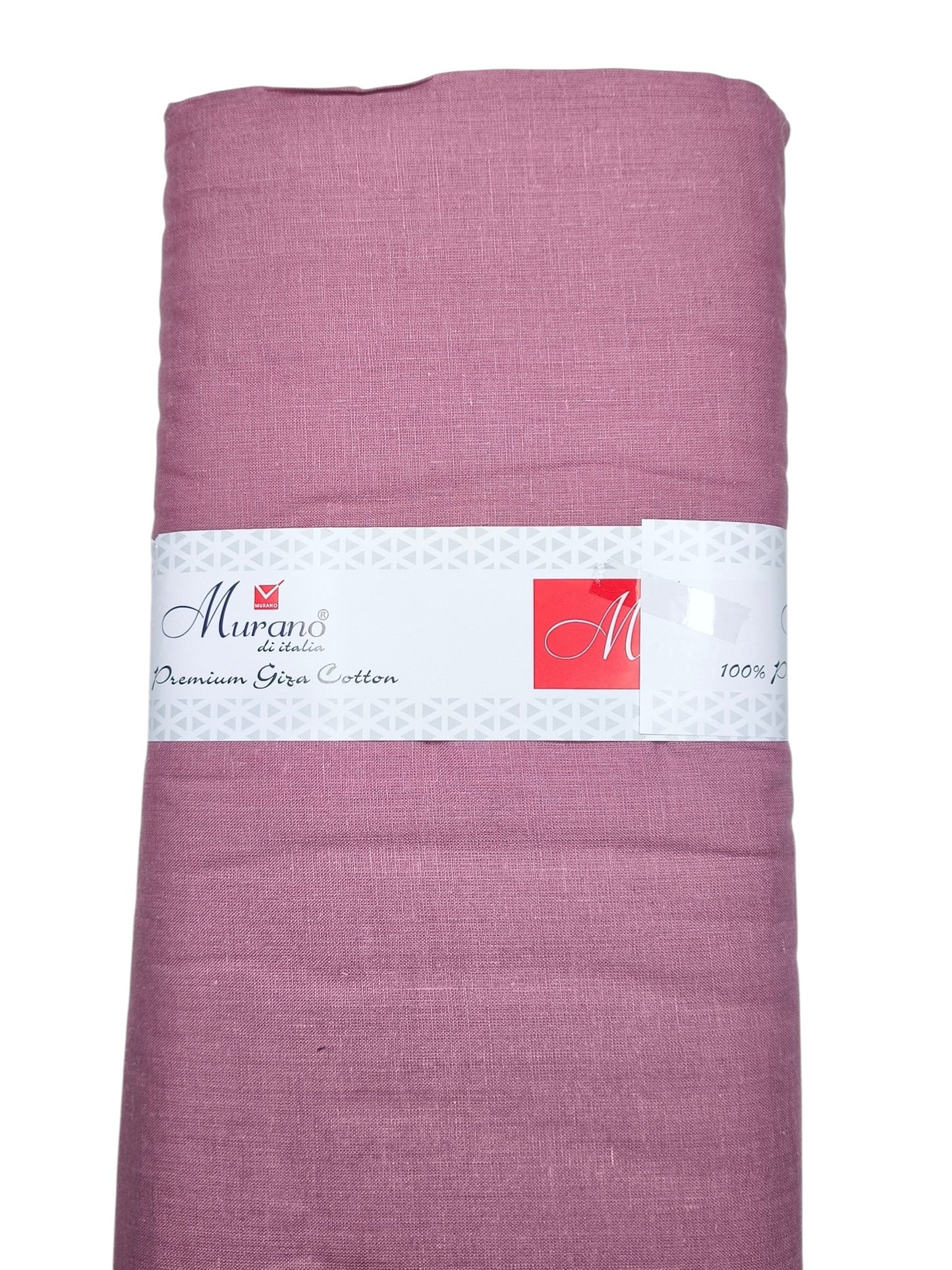 Italian 100% Linen 60 Lea Shirting Fabric (Dusty Rose, Plain)