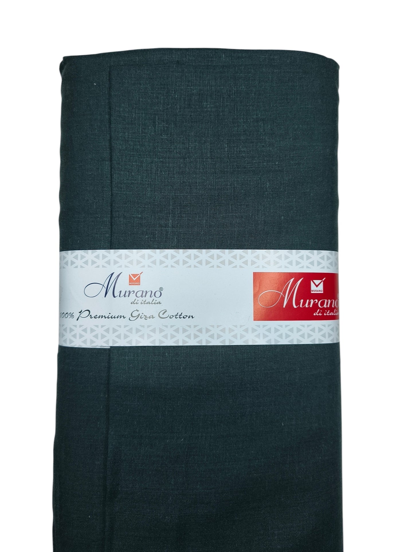 Italian 100% Linen 60 Lea Shirting Fabric (Bottle Green , Plain)