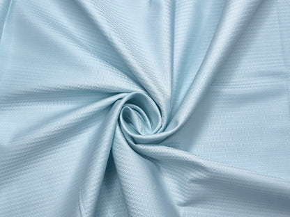 Grasim By Aditya Birla Group 100% Pure Cotton Shirting Fabric (Sky Blue, Patterned)