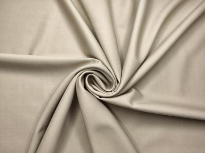 Raymond Royal Opera 70% Wool Super 120s Suiting Fabric (Light Beige, Plain)