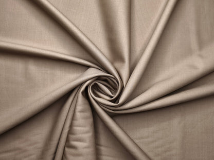 Raymond Royal Opera 70% Wool Super 120s Suiting Fabric (Warm Beige, Plain)