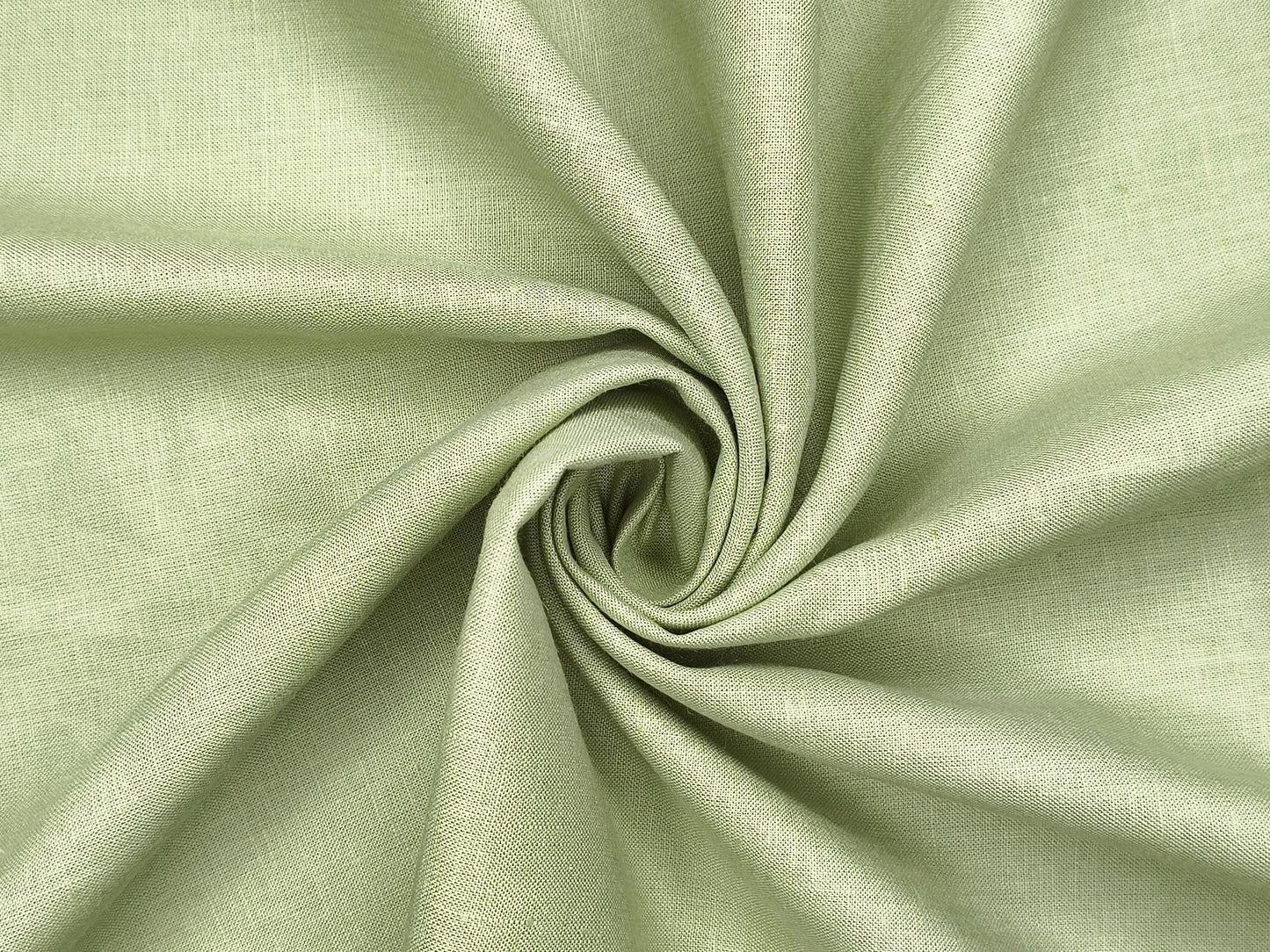Premium Linen Lyocell Blended Shirting Fabric (Pista, Plain)