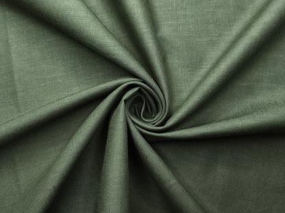 Premium Linen Lyocell Blended Shirting Fabric (Pastel Green, Plain)