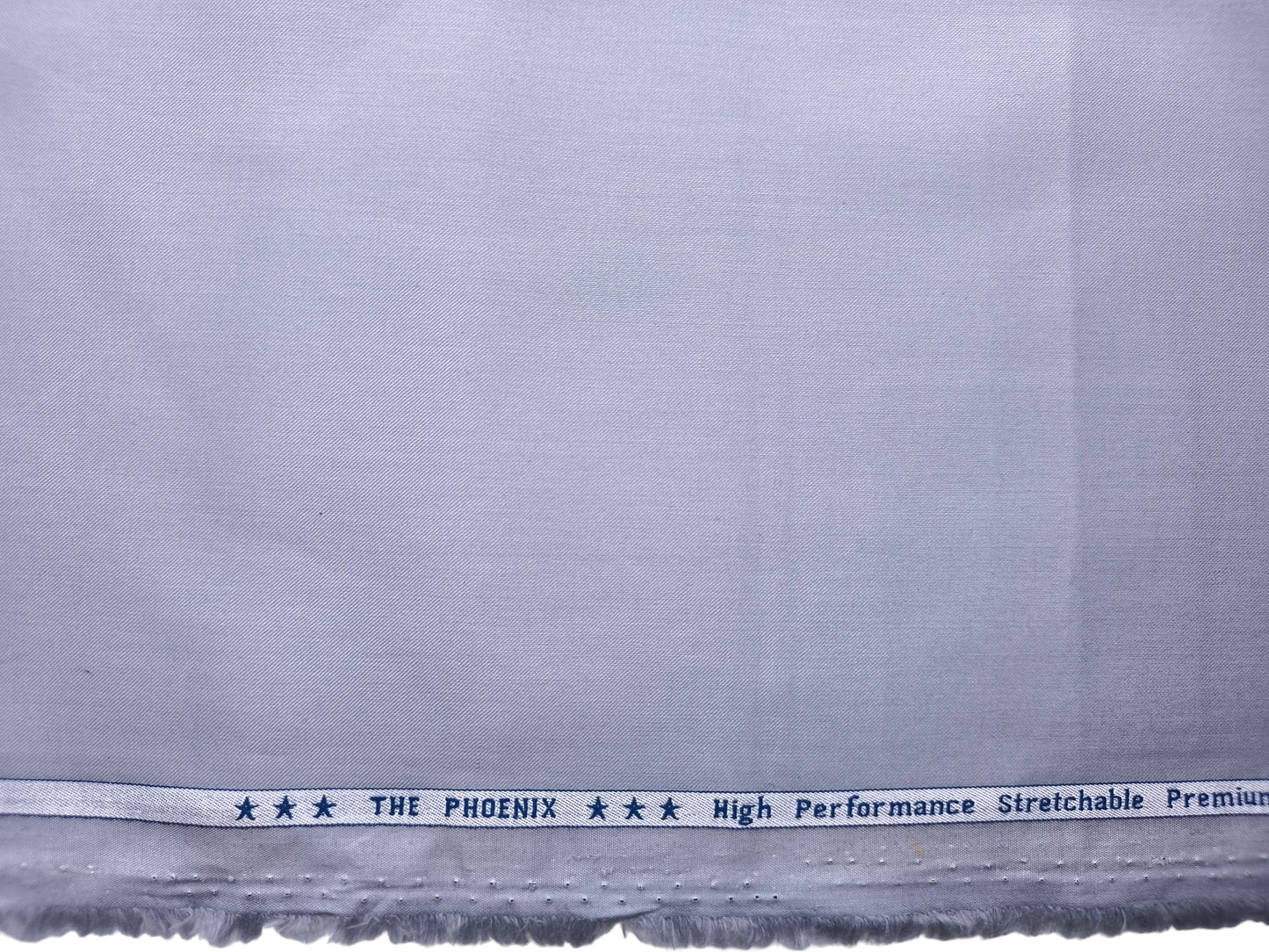 Arvind The Pheonix 100% Pure Cotton Premium Suiting Fabric (Light Grey, Plain)