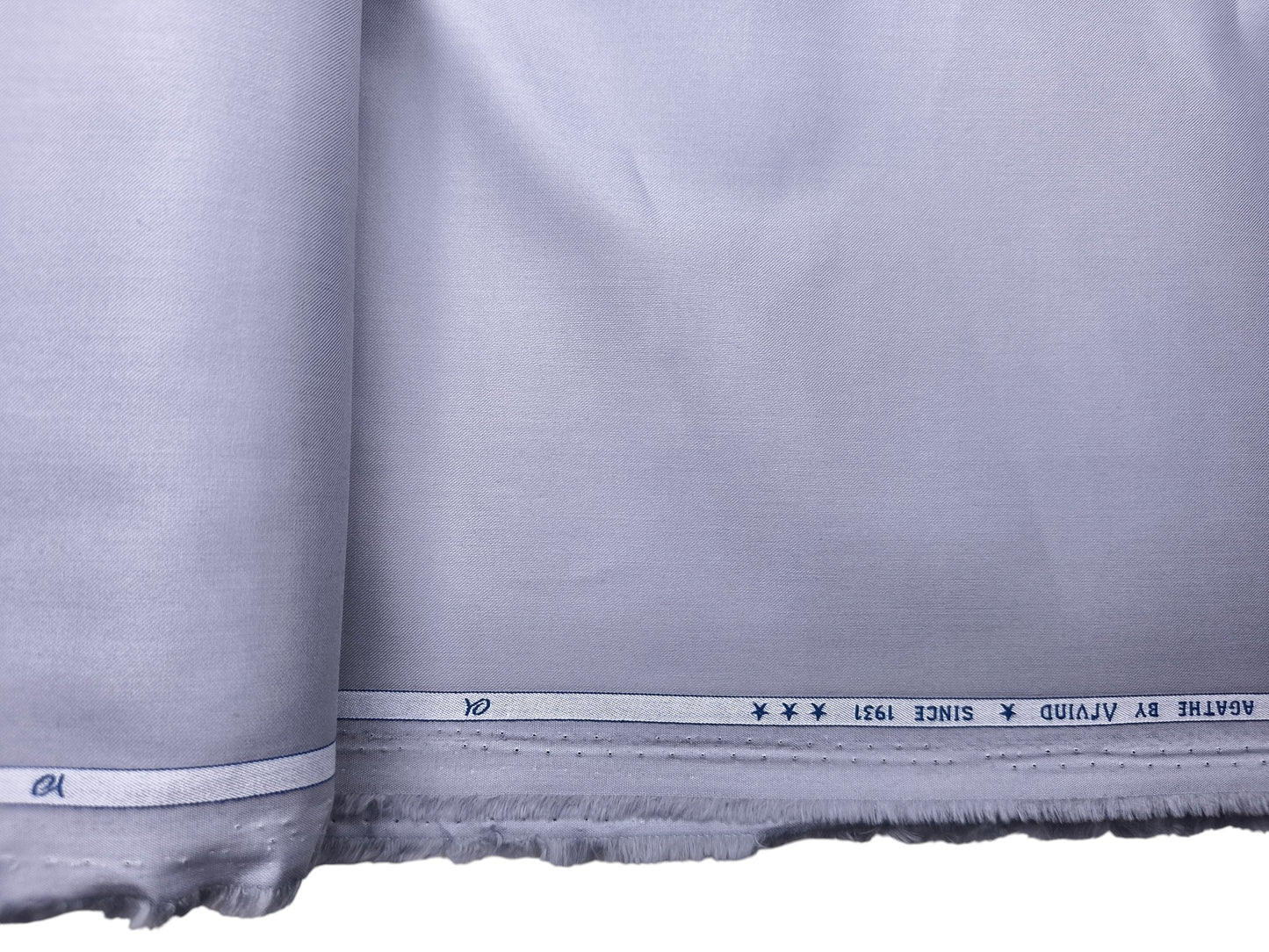 Arvind The Pheonix 100% Pure Cotton Premium Suiting Fabric (Light Grey, Plain)