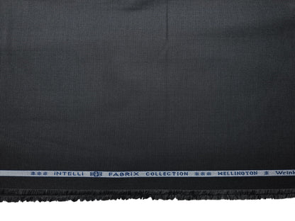 Arvind Tresca 2/60s Wrinkle Resistant 100% Pure Giza Cotton Suiting Fabric (Charcoal Grey, Micro Weave)