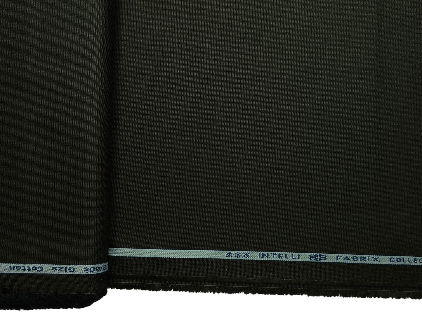Arvind Tresca 2/60s Wrinkle Resistant 100% Pure Giza Cotton Suiting Fabric (Deep Olive Green, Micro Weave)