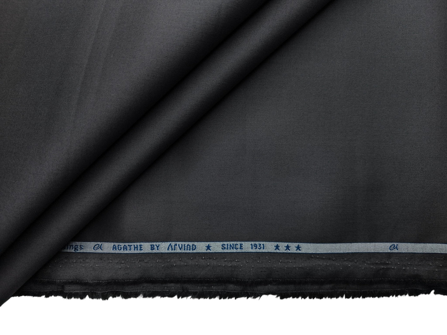 Arvind The Pheonix 100% Pure Cotton Premium Suiting Fabric (Charcoal Grey, Plain)