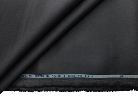 Arvind The Pheonix 100% Pure Cotton Premium Suiting Fabric (Charcoal Grey, Plain)