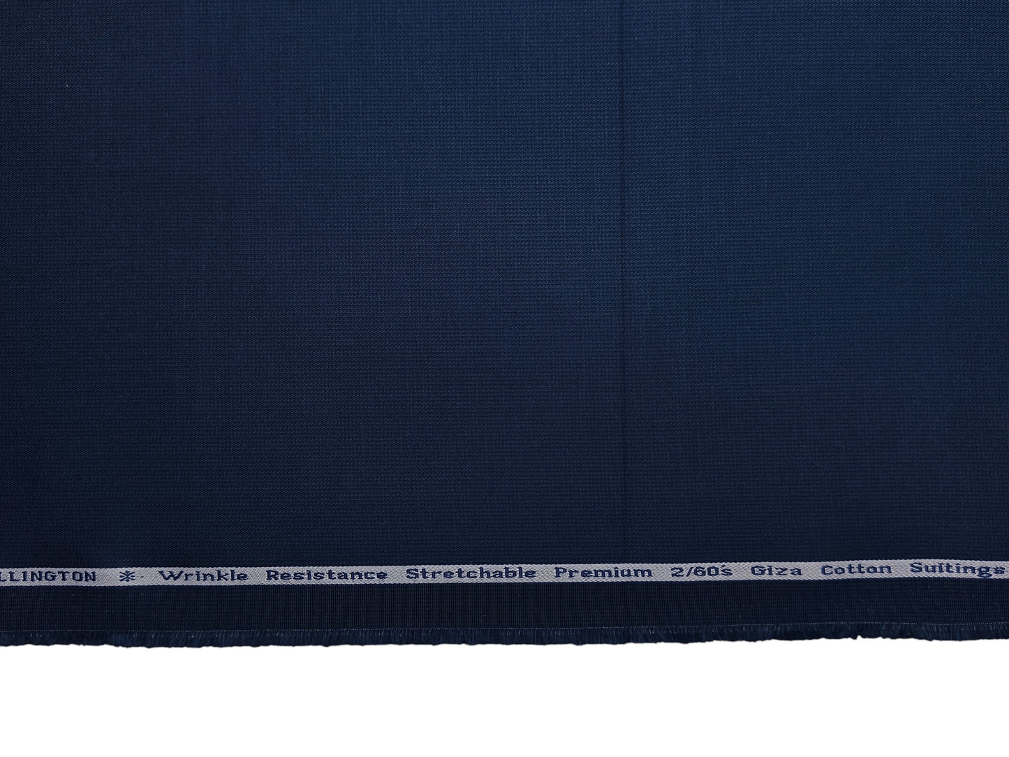 Arvind Tresca 2/60s Wrinkle Resistant 100% Pure Giza Cotton Suiting Fabric (Royal Blue, Plain)
