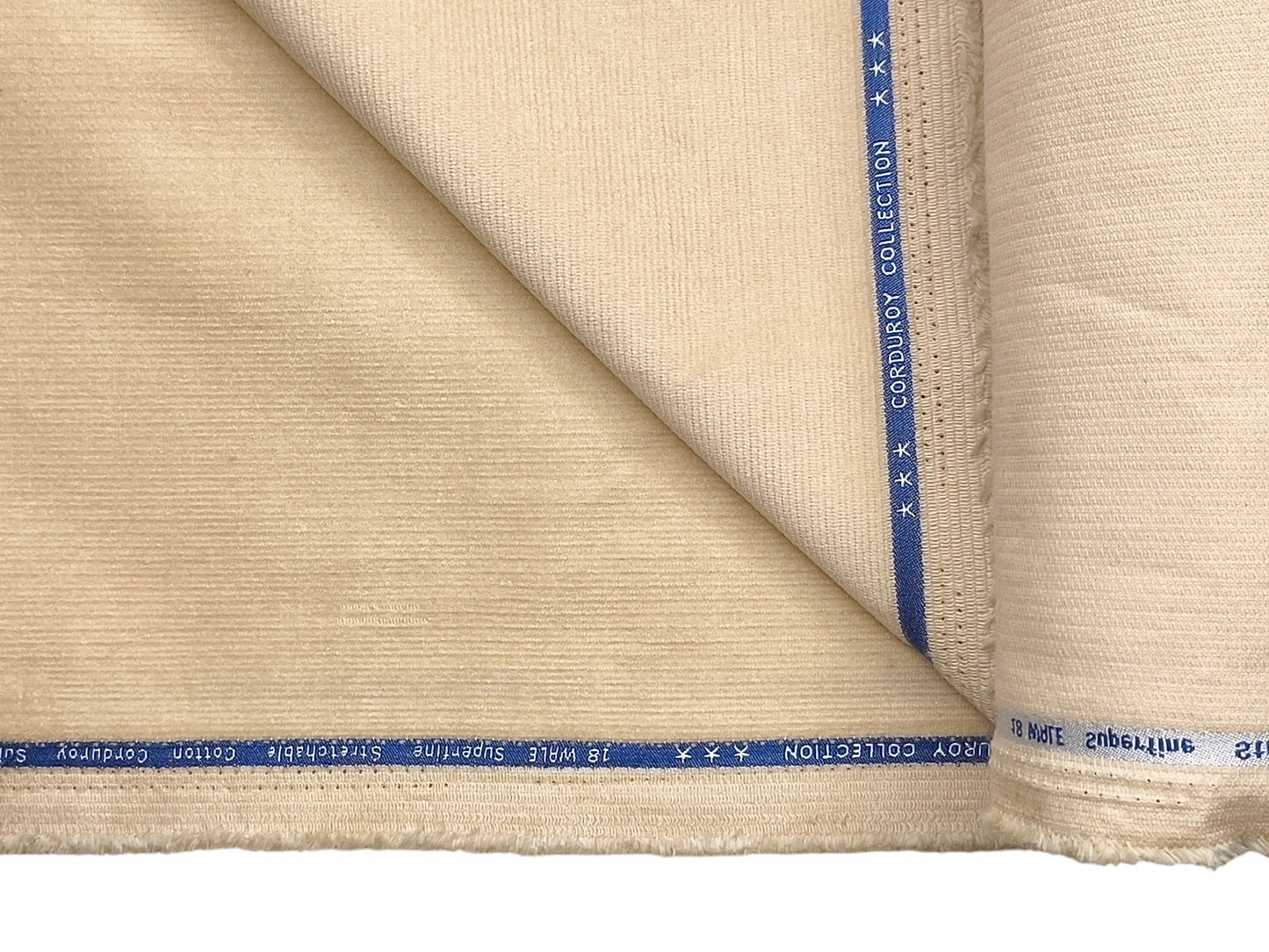 Arvind Corduroy Collection Stretchable Cotton Corduroy Suiting Fabric (Beige, Corduroy)
