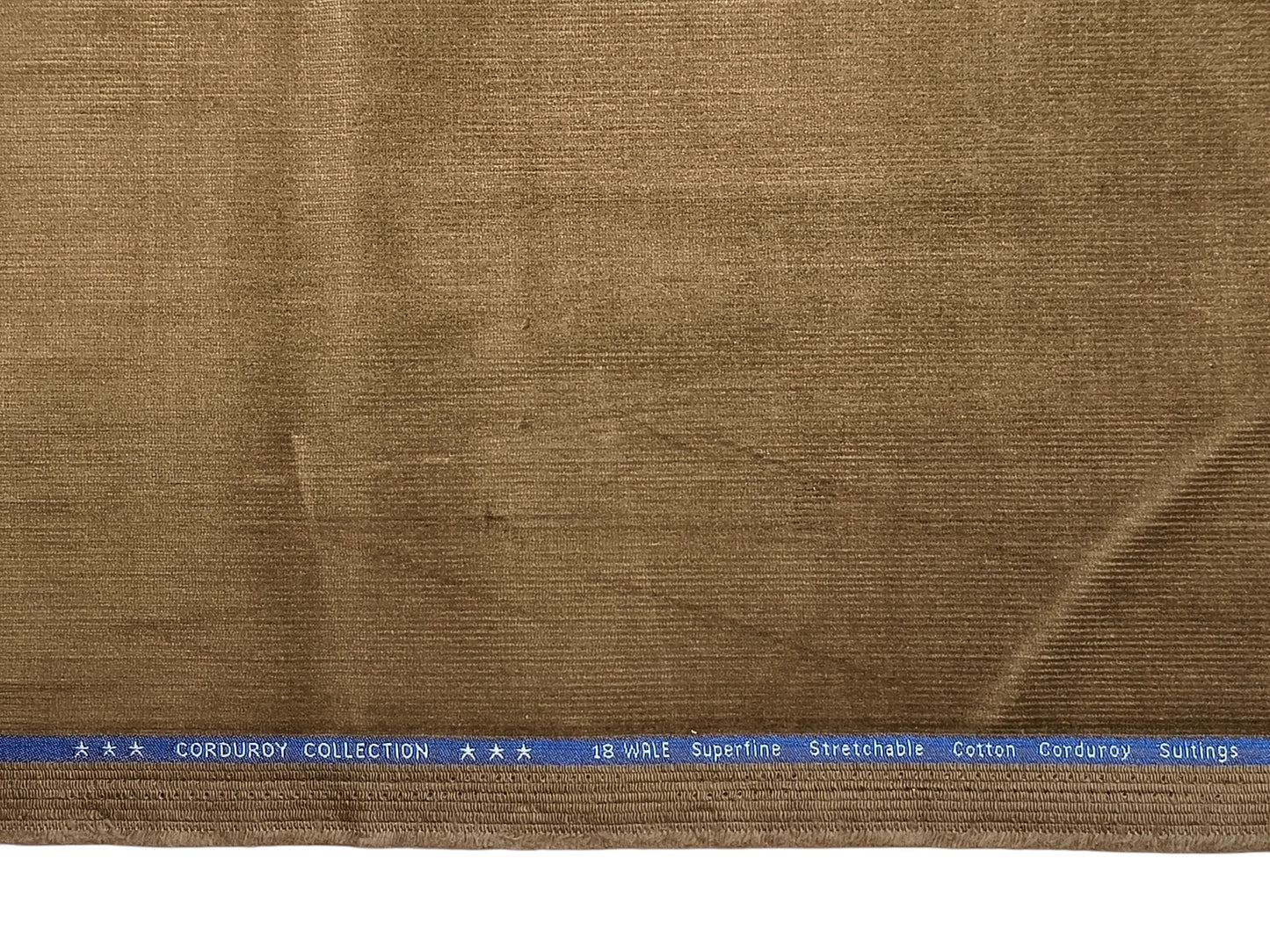 Arvind Corduroy Collection Stretchable Cotton Corduroy Suiting Fabric (Brown, Corduroy)