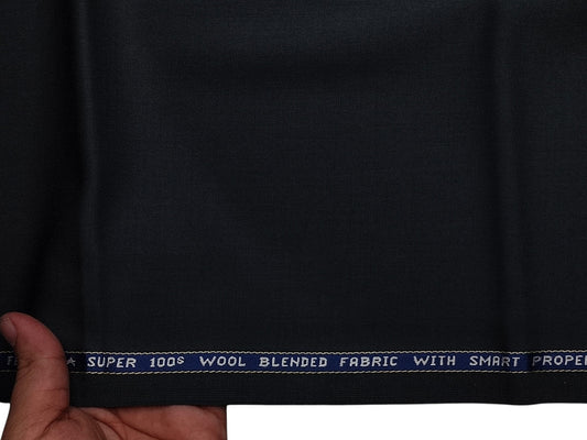 Raymond Vitafeel Exotic 52% Wool Super 100s Merino Wool Blend Suiting Fabric (Grey, Plain)