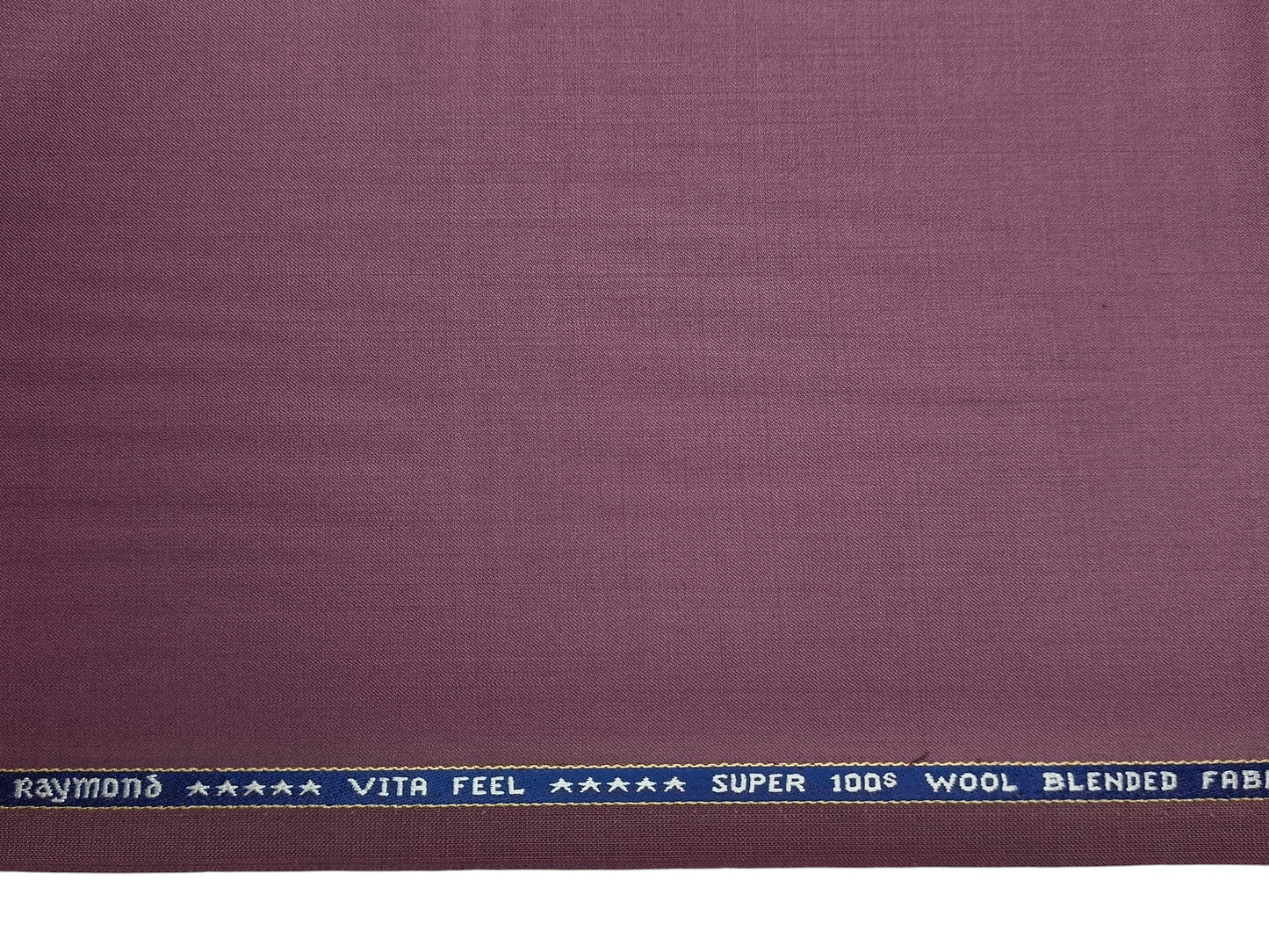 Raymond Vitafeel Exotic 52% Wool Super 100s Merino Wool Blend Suiting Fabric (Lavender, Plain)