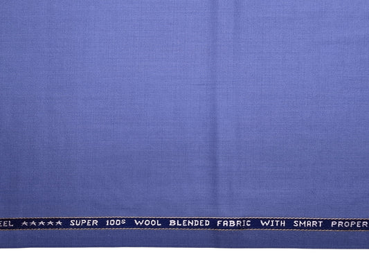 Raymond Vitafeel Exotic 52% Wool Super 100s Merino Wool Blend Suiting Fabric (Sky Blue, Plain)