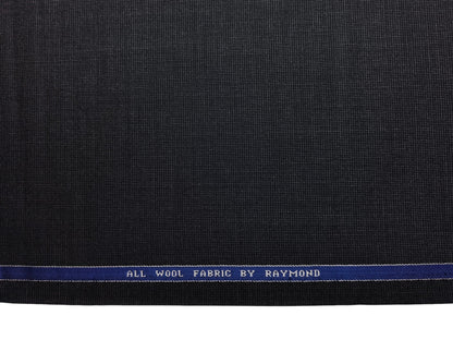 Raymond 100% Wool Premium Suiting Fabric (Grey, Self Pattern)
