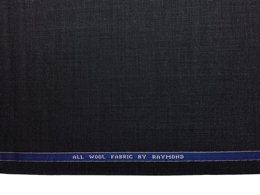 Raymond 100% Wool Premium Suiting Fabric (Grey, Self Pattern)