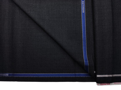 Raymond 100% Wool Premium Suiting Fabric (Grey, Self Pattern)