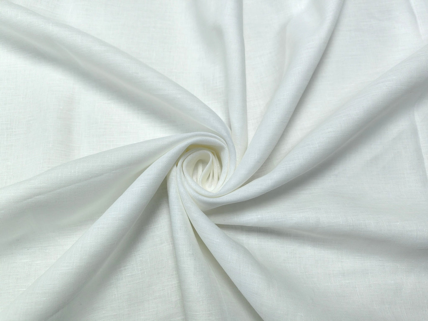 Raymond 100% Pure Linen 130 LEA Shirting Fabric (White , Plain)