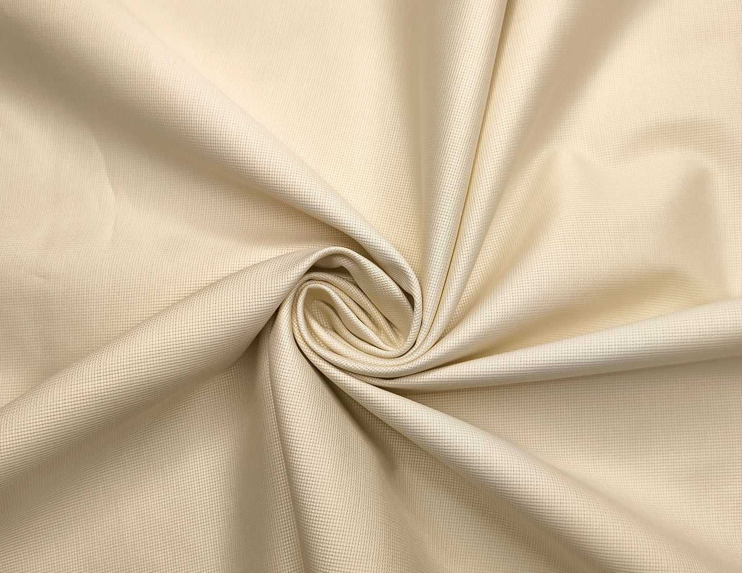 Dickens & Browne 100% Cotton Stretched Suiting Fabric (Cream , Textured)