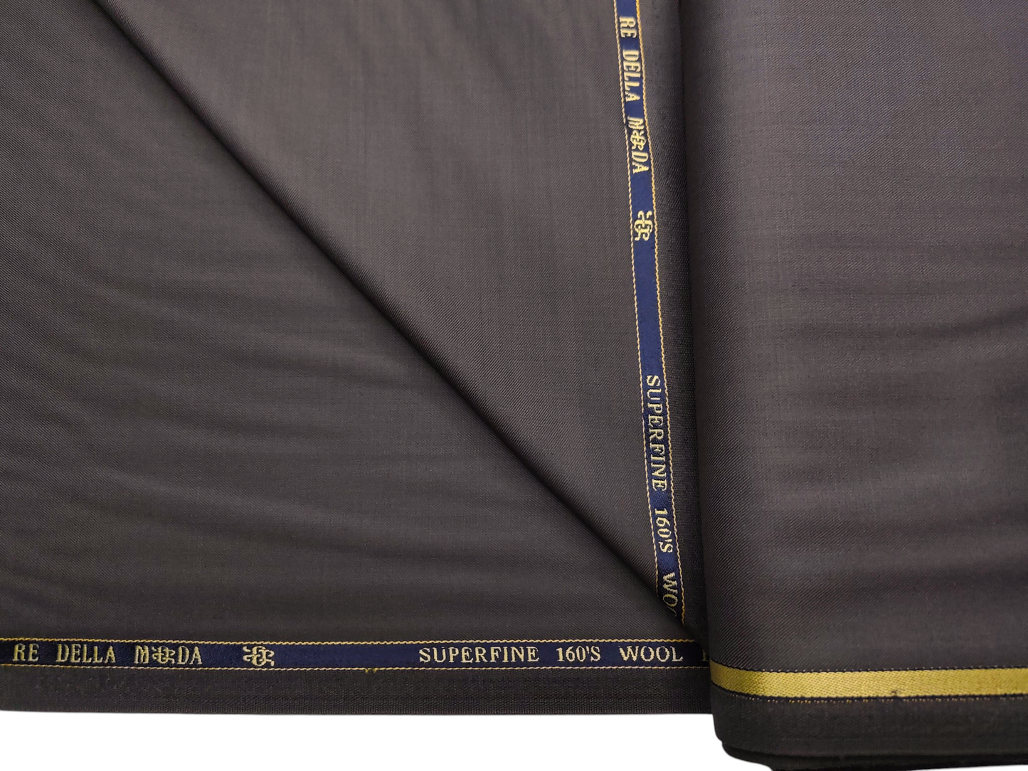 Georgia Gullini Italy Super 160s Wool Blended Premium Suiting Fabric (Mocha Brown, Plain)
