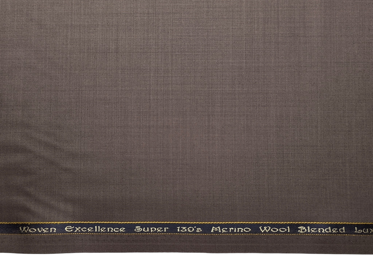 Georgia Gullini Italy Super 130s Merino Wool Blended Suiting Fabric (Light Taupe, Plain)
