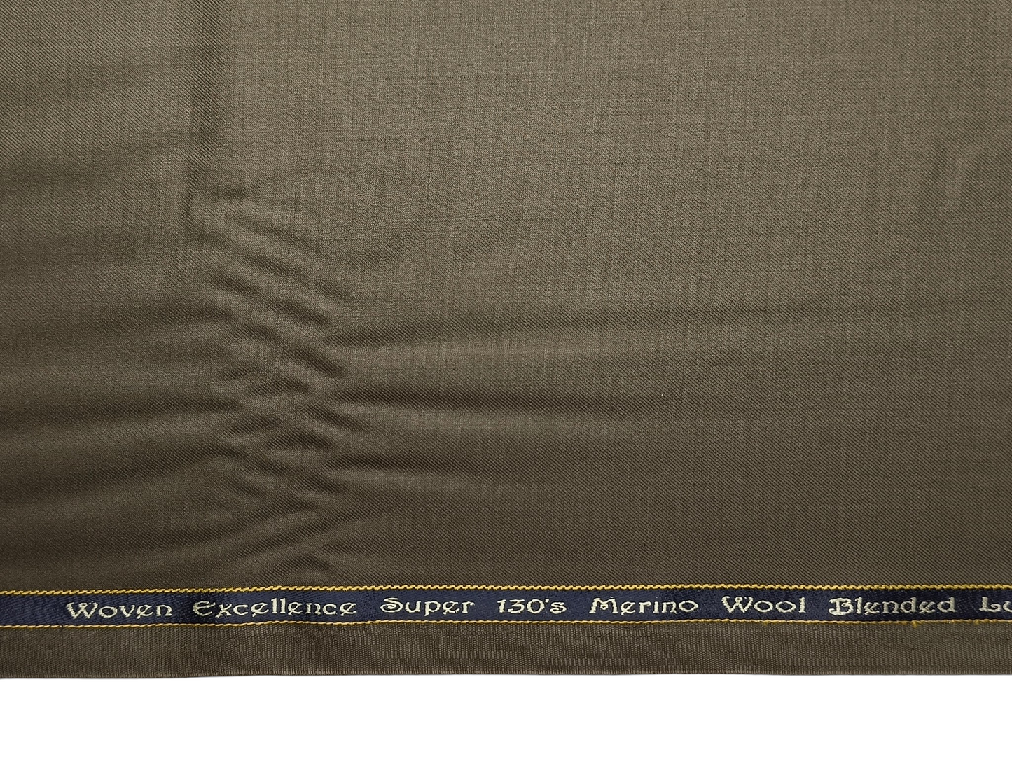 Georgia Gullini Italy Super 130s Merino Wool Blended Suiting Fabric (Dusty Green, Plain)